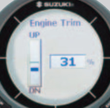 Engine trim page as a trim gauge for single engine,  34200-88L02-000 -    