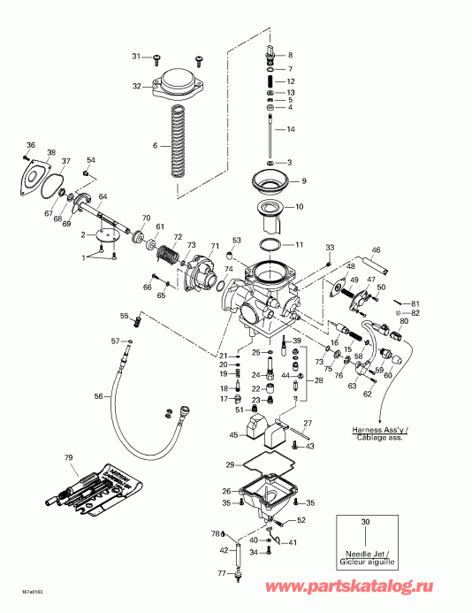 ATV  Traxter Autoshift, 2001  - Carburetor