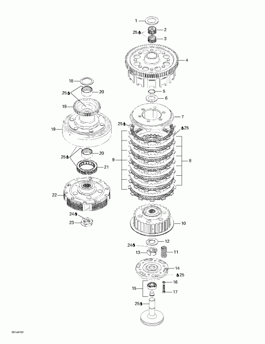 ATV BRP - Clutch