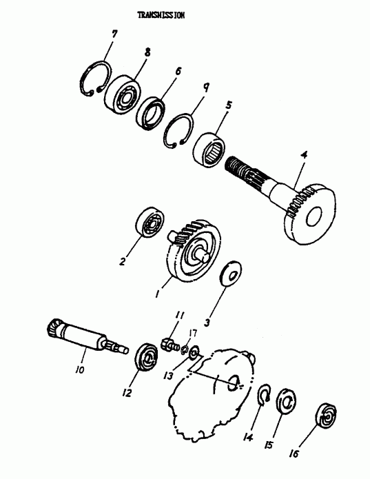 ATV  Mini DS 50 2-strokes, 2002  -  166-11