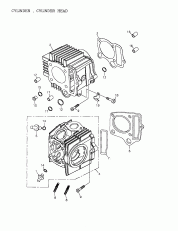 01- ,    172-02 (01- Cylinder, Cylinder Head 172-02)