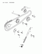 05- Cam , Tensioner 172-04 (05- Cam Chain, Tensioner 172-04)