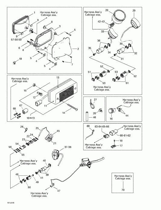 ������������  Traxter Autoshift, 2002 - Main Harness And Electrical Accessories