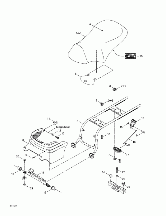  Bombardier - Seat