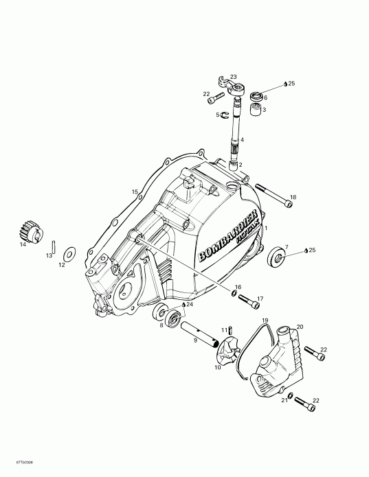  Bombardier - Clutch Housing