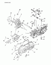 01-   (166a-08) (01- Crankcase (166a-08))