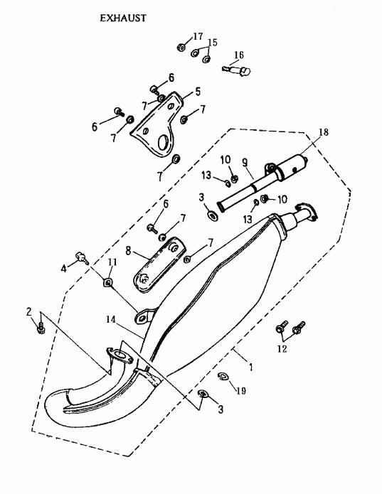 ATV - Exhaust 166a-07