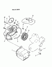 01- Fan, Air  166a-03 (01- Fan, Air Shroud 166a-03)