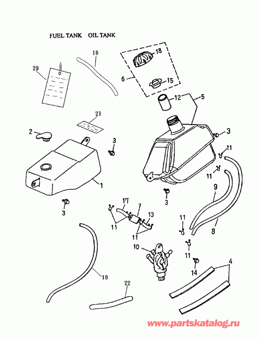  - Fuel Tank, Oil Tank 166a-16