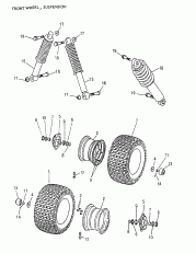 07- Front Wheel, Suspension 166a-17 (07- Front Wheel, Suspension 166a-17)