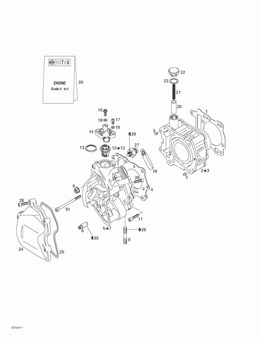    Rally, 2003 - Crankshaft, Piston And Cylinder