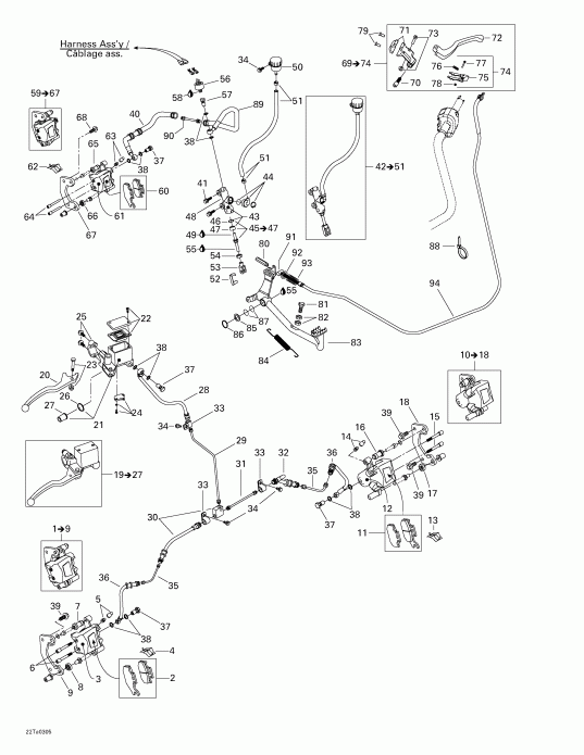    Traxter XL, 7571, 2003 - Hydraulic Brake