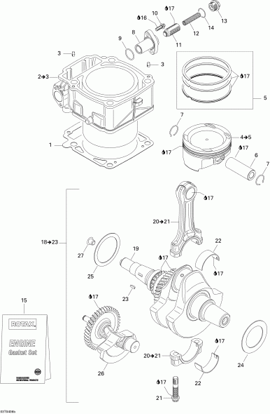   Quest MAX, 2004 - Crankshaft And Cylinder