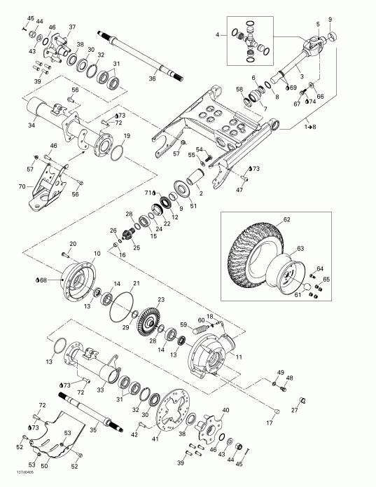  - Drive System, Rear