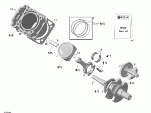 01- ,    (01- Crankshaft, Piston And Cylinder)