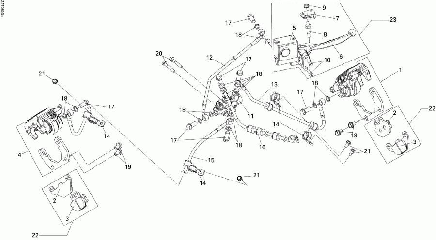  BRP DS 250, CE, 2006  - Brakes Front