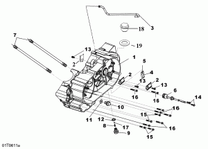 01-    Half (01- Left Crankcase Half)