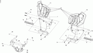 09- Front   Footrests (09- Front Bumper And Footrests)