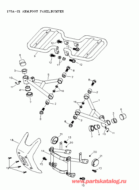 ATV   Mini DS 90 4-strokes, 2006 - , System