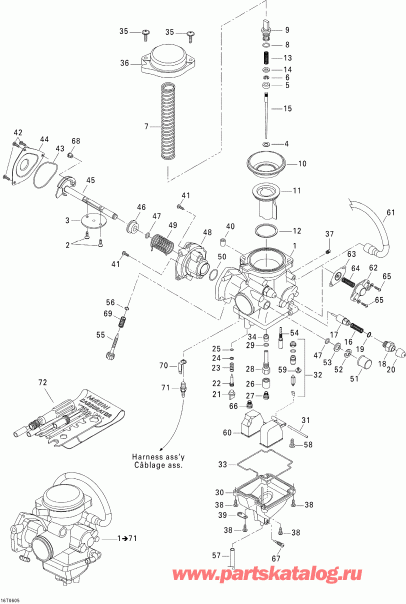  Outlander 400 STD 4 X 4, 2006 - Carburetor