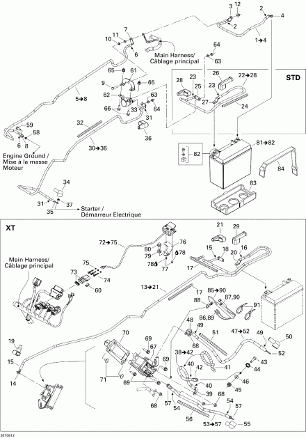  Outlander 650 XT 4 X 4, 2006 - Electrical System Xt