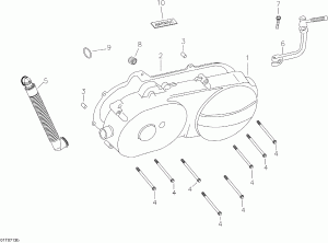 01-  ,  ,  (01- Crankcase Cover, Left)