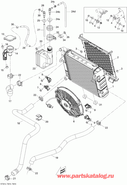  BRP  Renegade 500, 2008 -  System