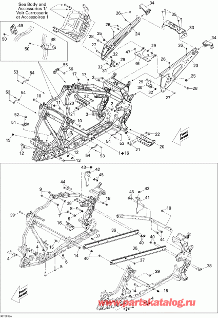  BRP  DS 450 Xxc, Xmx EFI, 2009 - Frame Xxc