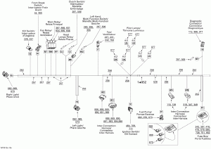 10- ��������� - ���� ��������, Front Section (10- Electrical Harness, Front Section)