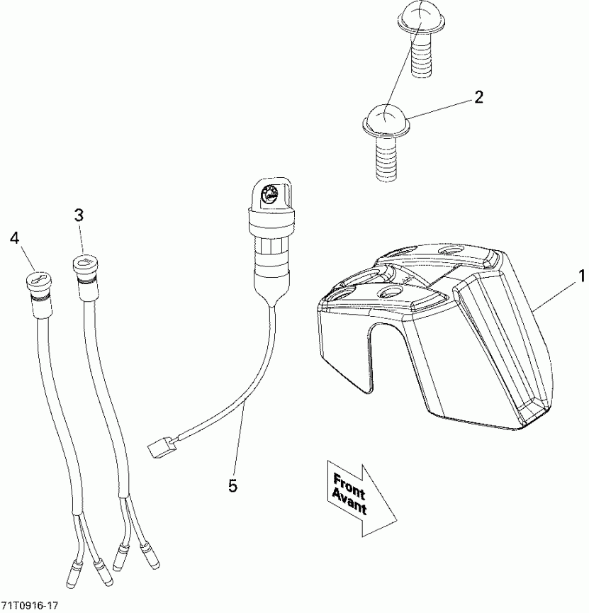 ATV BRP DS 70, 2009 ������ - ��������� Lights � ������