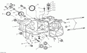 01-  ,  (01- Crankcase, Left)