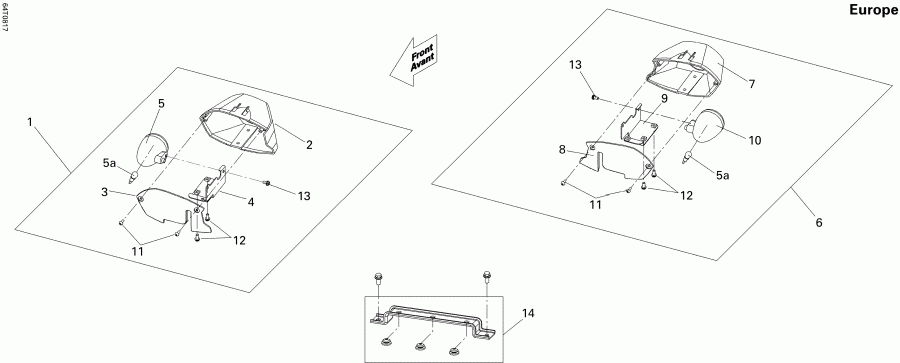   DS 250 NA, CE & INT, 2010 - Flasher Lights 