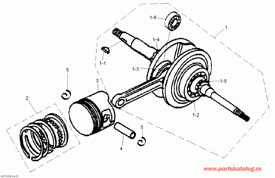    DS 70, 2010 - Crankshaft And Pistons