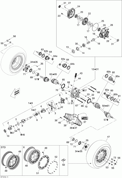 Bombardier - Drive System, Rear 800r