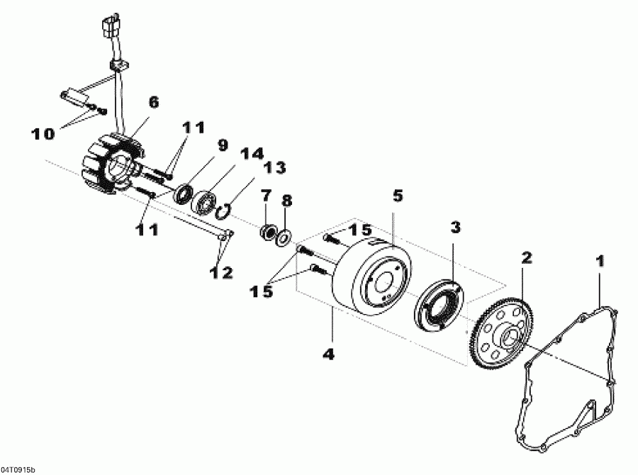 ATV  DS 250 NA, CE & INT, 2011 - Magneto