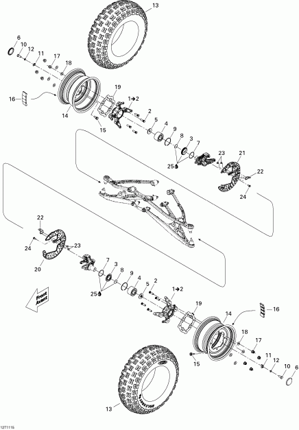 ���������� Bombardier - Drive System, Front