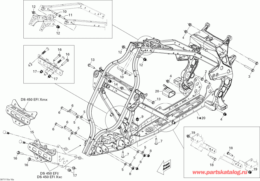    DS 450 EFI, 2011 - , System 1