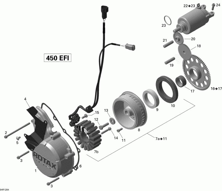  BRP - Magneto And Electric Starter