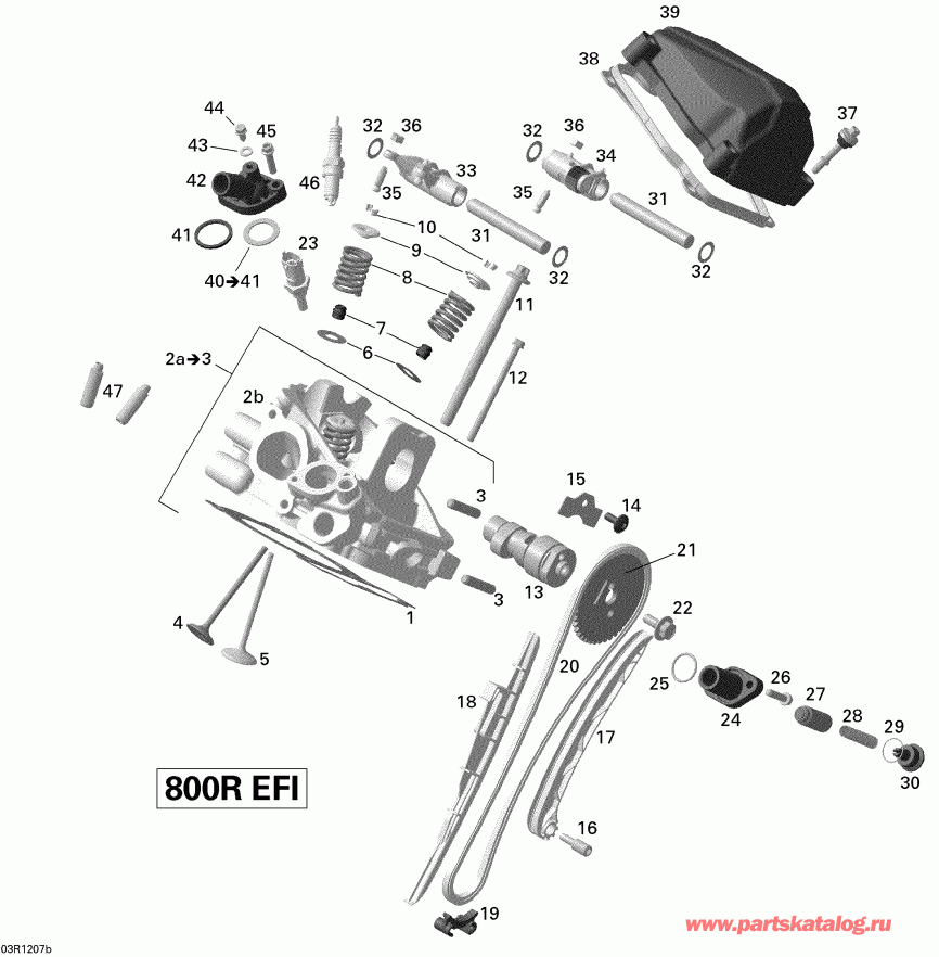 ATV BRP  Outlander MAX 800REFI STD, XT & XT-P, 2012 -   , Rear