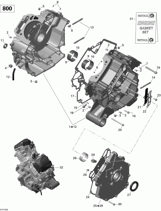  BRP - Crankcase