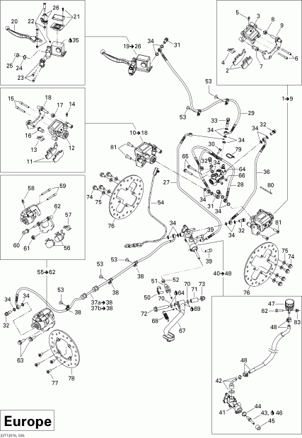   Outlander Max STD, XT, 400 EFI, 2013 - Hydraulic Brakes Europe