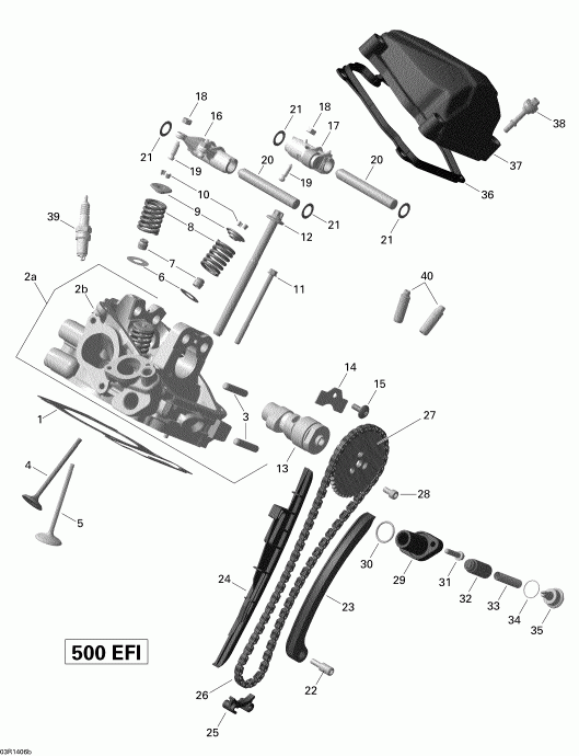    Outlander MAX 500EFI STD, DPS & XT, 2014 -   , Rear