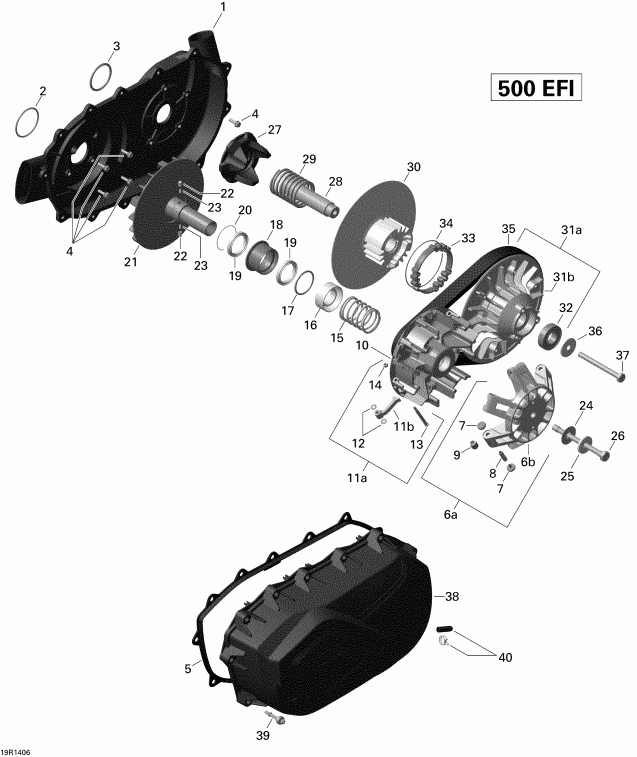   Outlander MAX 500EFI STD, DPS & XT, 2014 - 