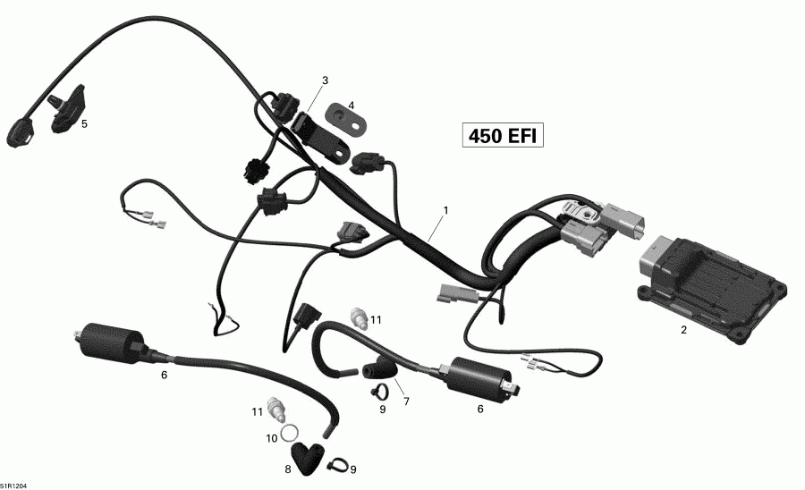  BRP - Engine Harness And Electronic Module