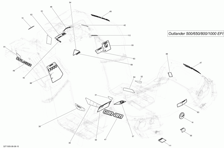    Outlander 500 EFI, 2015 - 32t1505