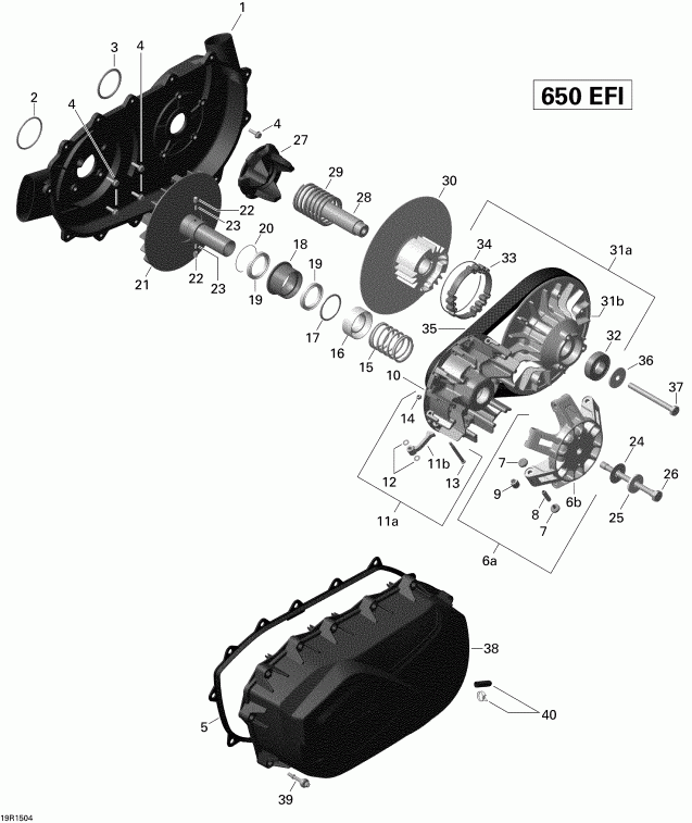  Outlander 650 EFI Xmr, 2015 - 19r1504