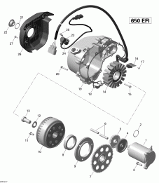 03-    04r1517 (03- Magneto And Electric Starter 04r1517)