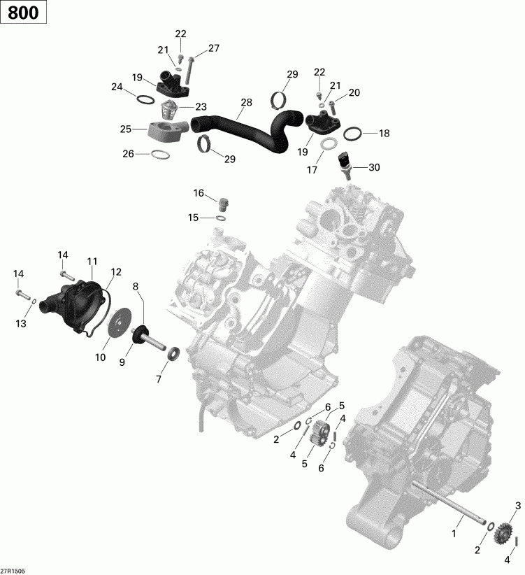   Outlander 800R EFI Xmr, 2015  - 27r1505