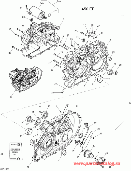 BRP Outlander L 450 EFI, 2015 - 01r1501
