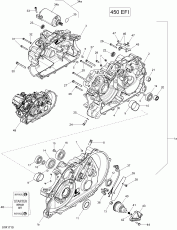 01-   - 450 Efi (01- Crankcase - 450 Efi)